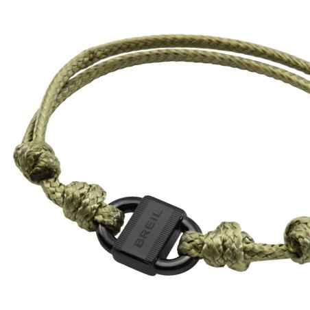 BRACCIALE B LOCK CORDINO VERDE UOMO BREIL 