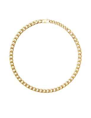 COLLANA BLOCK CHAIN IN ACCIAIO IP GOLD UOMO BREIL  TJ3260 BREIL