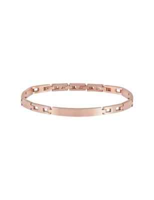 BRACCIALE LANE IN ACCIAIO IP ROSE UOMO BREIL  TJ3427 BREIL