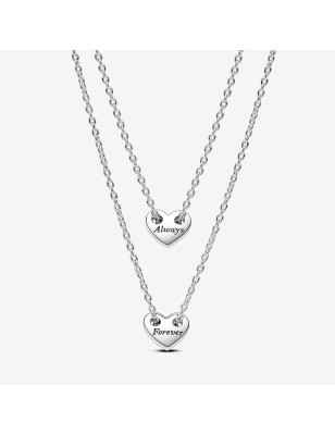 COLLANA CUORI DIVISIBILE DONNA PANDORA  393207C00-45 PANDORA