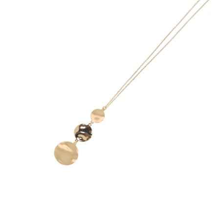 COLLANA ONDE CON TRE ELEMENTI TONDI PENDENTI AQUAFORTE H4184658 AQUAFORTE