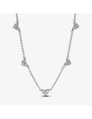 COLLANA CUORI CON TRE PIETRE DONNA PANDORA  393160C01-45 PANDORA