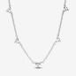 COLLANA CUORI CON TRE PIETRE DONNA PANDORA COLLANA CUORI CON TRE PIETRE DONNA PANDORA