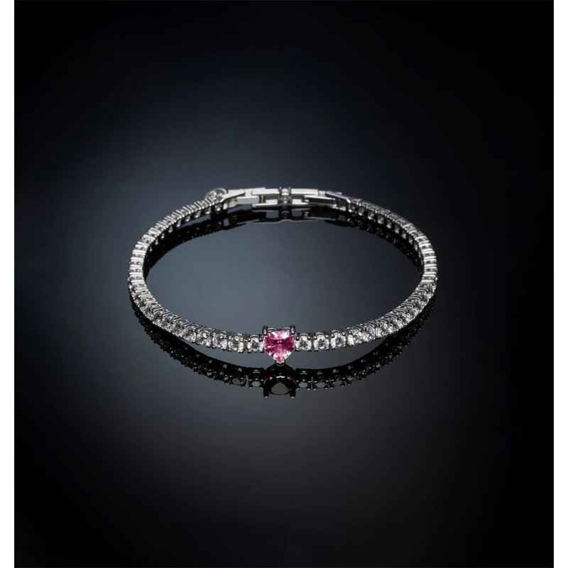 BRACCIALI CUORE ROSA DONNA CHIARA FERRAGNI FIRST LOVE