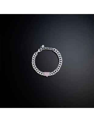BRACCIALE BOSSY CHAIN ZIRCONI ROSA CHIARA FERRAGNI J19AUW16 CHIARA FERRAGNI