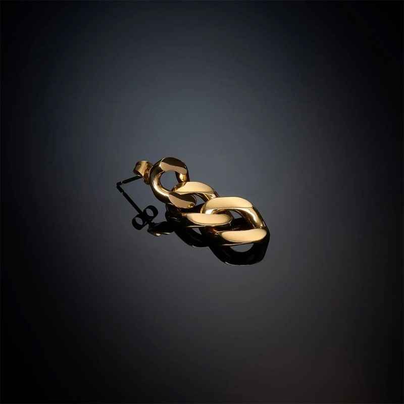 ORECCHINI BOSSY CHAIN GOLD DONNA CHIARA FERRAGNI