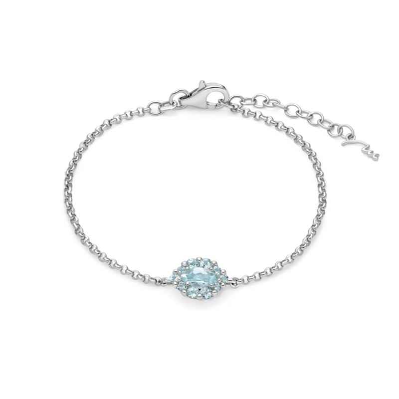 BRACCIALE ARGENTO E GEMMA DEL CIELO NAVETTE DONNA MILUNA BRACCIALE ARGENTO E GEMMA DEL CIELO NAVETTE DONNA MILUNA