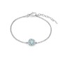 BRACCIALE ARGENTO GEMMA DEL CIELO A FIORE DONNA MILUNA BRACCIALE ARGENTO GEMMA DEL CIELO A FIORE DONNA MILUNA
