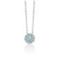 COLLANA ARGENTO GEMMA DEL CIELO A FIORE DONNA MILUNA COLLANA ARGENTO GEMMA DEL CIELO A FIORE DONNA MILUNA