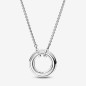 COLLANA CERCHIO BICOLORE LOGO E PAVE' 50CM DONNA PANDORA COLLANA CERCHIO BICOLORE LOGO E PAVE' 50CM DONNA PANDORA