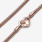 COLLANA MAGLIA GEOMETRICA CHIUSURA A CUORE PANDORA COLLANA MAGLIA GEOMETRICA CHIUSURA A CUORE PANDORA