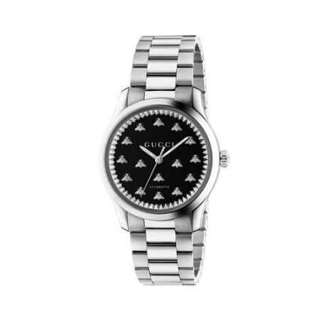 OROLOGIO AUTOMATIC ONICE NERO UOMO-DONNA GUCCI G-TIMELESS YA1264130 GUCCI