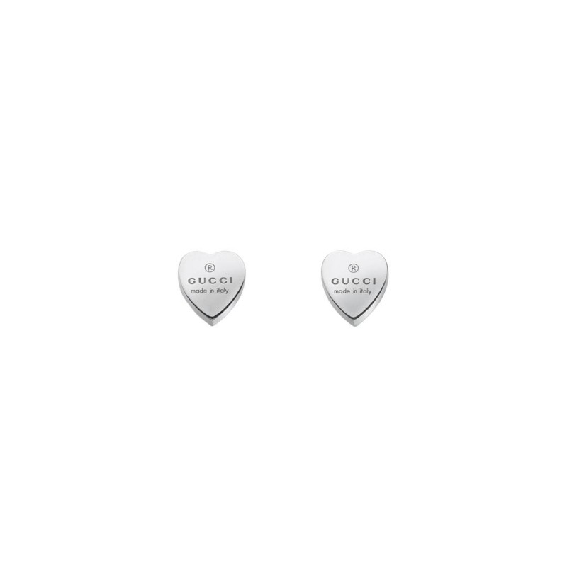 ORECCHINI CUORE IN ARGENTO DONNA GUCCI TRADEMARK ORECCHINI CUORE IN ARGENTO DONNA GUCCI TRADEMARK