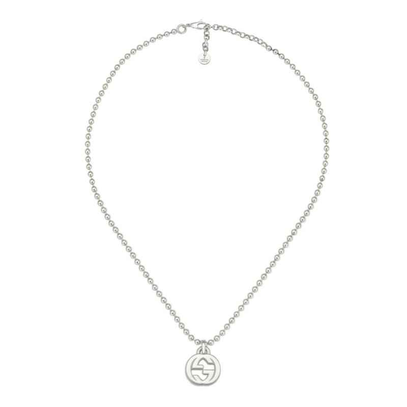 COLLANA CIONDOLO GG UOMO-DONNA GUCCI INTERLOCKING G COLLANA CIONDOLO GG UOMO-DONNA GUCCI INTERLOCKING G