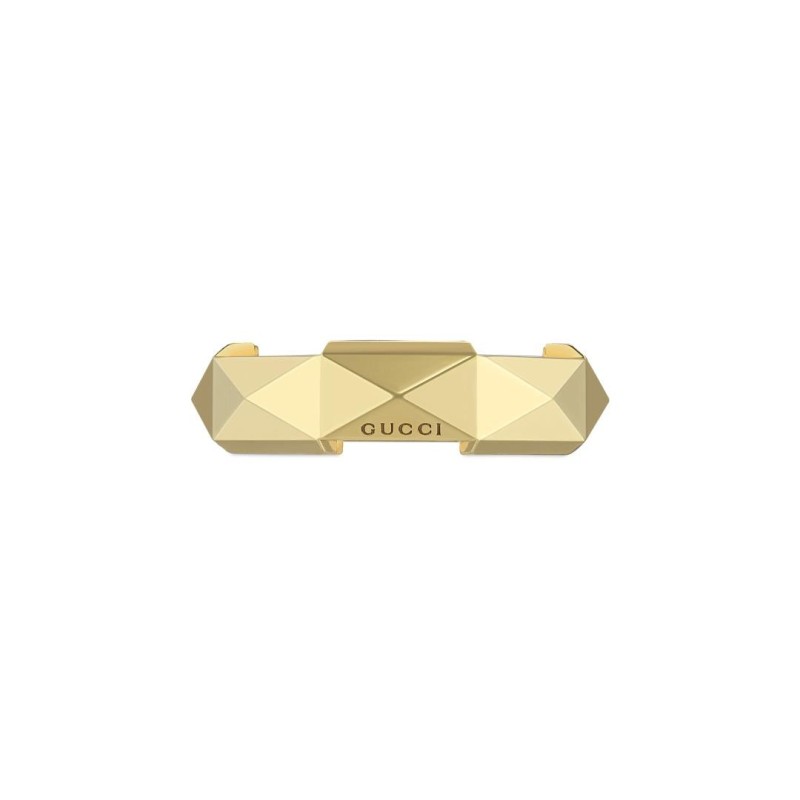 ANELLO CON BORCHIE ORO GIALLO 18 CARATI 14 DONNA GUCCI LINK TO LOVE ANELLO CON BORCHIE ORO GIALLO 18 CARATI 14 DONNA GUCCI LINK TO LOVE
