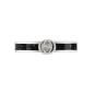 ANELLO IN ARGENTO SMALTO NERO MISURA 11 DONNA GUCCI INTERLOCKING G ANELLO IN ARGENTO SMALTO NERO MISURA 11 DONNA GUCCI INTERLOCKING G