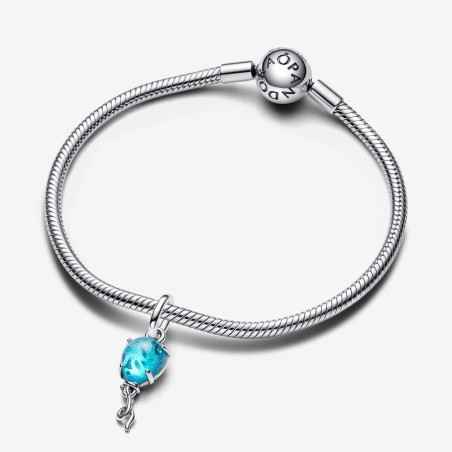 CHARM PENDENTE PALLONCINO BLU VETRO DI MURANO PANDORA