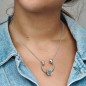COLLANA FERRO DI CAVALLO COMPONIBILE DONNA PANDORA COLLANA FERRO DI CAVALLO COMPONIBILE DONNA PANDORA