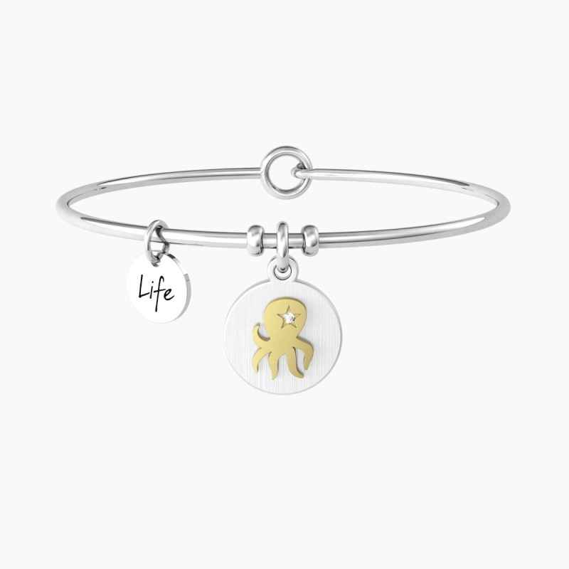BRACCIALE RIGIDO CIONDOLO POLIPO DONNA KIDULT BRACCIALE RIGIDO CIONDOLO POLIPO DONNA KIDULT