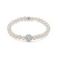 BRACCIALE PERLE BIANCHE ALBERO VITA RODIO DONNA MILUNA BRACCIALE PERLE BIANCHE ALBERO VITA RODIO DONNA MILUNA
