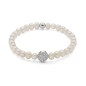 BRACCIALE PERLE BIANCHE CHARM RODIO PAVE DONNA MILUNA BRACCIALE PERLE BIANCHE CHARM RODIO PAVE DONNA MILUNA
