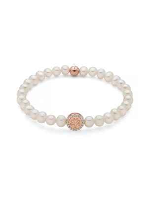 BRACCIALE PERLE BIANCHE ALBERO VITA ROSE DONNA MILUNA  PBR3504R-TPZ MILUNA