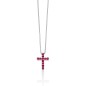 COLLANA CROCE ORO RUBINI DONNA MILUNA 