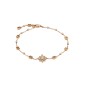 BRACCIALE IN ORO ROSA E DIAMANTI DONNA GUCCI FLORA BRACCIALE IN ORO ROSA E DIAMANTI DONNA GUCCI FLORA