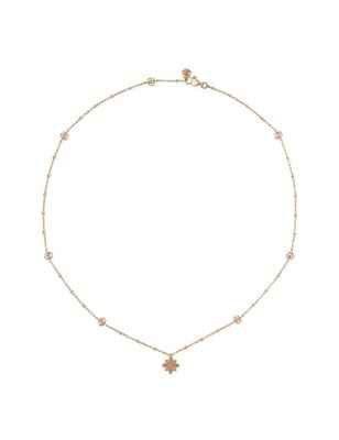 COLLANA IN ORO ROSA E DIAMANTI DONNA GUCCI FLORA
