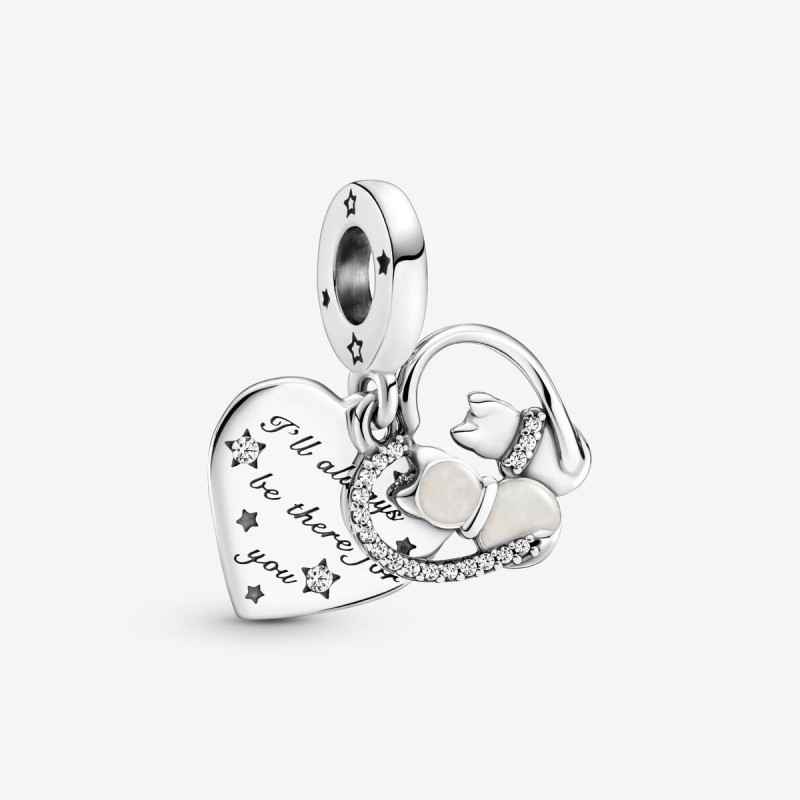 CHARM PENDENTE GATTI E CUORI DONNA PANDORA CHARM PENDENTE GATTI E CUORI DONNA PANDORA