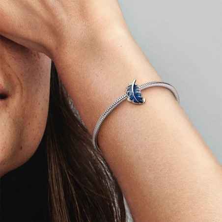 CHARM PIUMA BLU DONNA PANDORA MOMENTS 792576C01 PANDORA