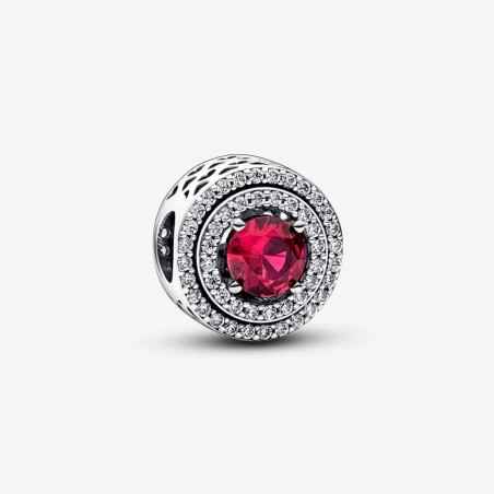 CHARM PAVE' E PIETRA ROSSA DONNA PANDORA  792418C01 PANDORA