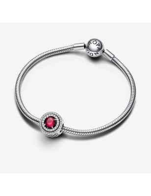 CHARM PAVE' E PIETRA ROSSA DONNA PANDORA 