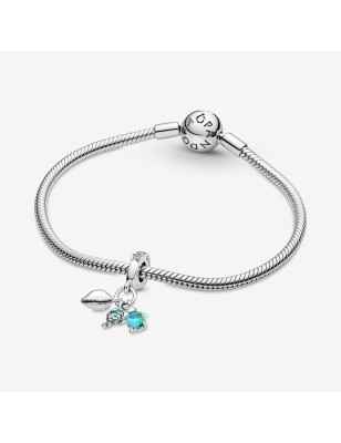 CHARM PENDENTE PESCIOLINO TARTARUGA MARINA CONCHIGLIA PANDORA