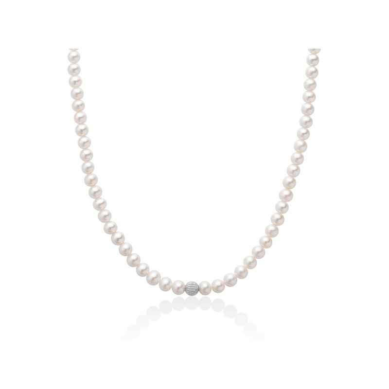 COLLANA PERLE ORIENTE CENTRALE ORO DIAMANTATO MILUNA LE PERLE COLLANA PERLE ORIENTE CENTRALE ORO DIAMANTATO MILUNA LE PERLE