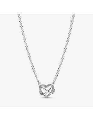COLLANA CUORE INFINITO PIETRE LUMINOSE DONNA PANDORA  392666C01-50 PANDORA