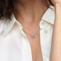 COLLANA CUORE INFINITO PIETRE LUMINOSE DONNA PANDORA 