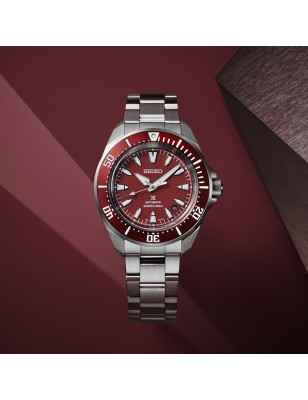 OROLOGIO SAMURAÏ AUTOMATICO QUADRANTE ROSSO UOMO SEIKO PROSPEX SRPL11K1 SEIKO