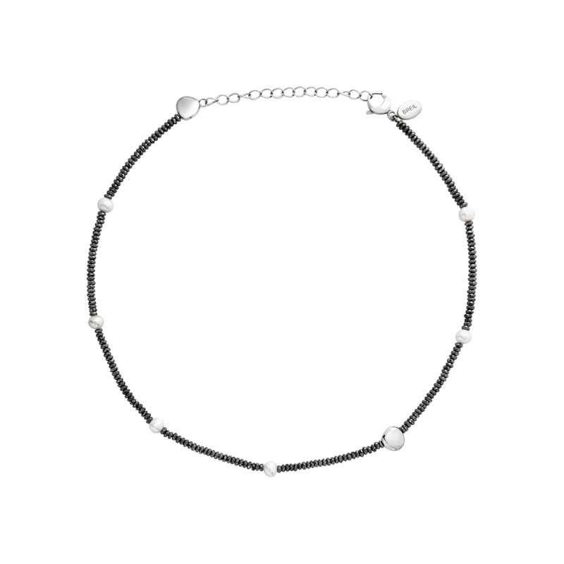 COLLANA EMATITE PERLE NATURALI B ROCKS DONNA BREIL COLLANA EMATITE PERLE NATURALI B ROCKS DONNA BREIL