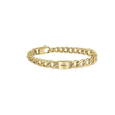 BRACCIALE ACCIAIO IP GOLD LOGOMANIA UOMO BREIL  TJ3069 BREIL