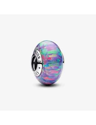 CHARM VETRO OPALE GLITTER VIOLA DONNA PANDORA  791691C05 PANDORA