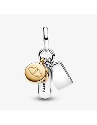 CHARM PENDENTE MESSAGGI DI AMICIZIA DONNA PANDORA 