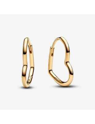 ORECCHINI CERCHI CUORI ASIMMETRICI DONNA PANDORA  268307C00 PANDORA
