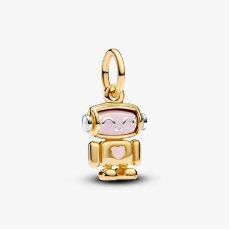 CHARM PENDENTE ROBOT CON TESTA GIREVOLE DONNA PANDORA 763441C01 PANDORA