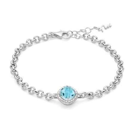 BRACCIALE ARGENTO GEMMA DEL CIELO DONNA MILUNA LE GEMME BRD960 MILUNA