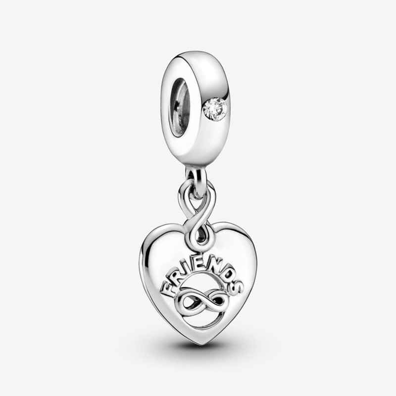 CHARM PENDENTE CUORE AMICI PER SEMPRE DONNA PANDORA CHARM PENDENTE CUORE AMICI PER SEMPRE DONNA PANDORA