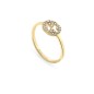 ANELLO IN ORO GIALLO E DIAMANTI DONNA GUCCI INTERLOCKING G ANELLO IN ORO GIALLO E DIAMANTI DONNA GUCCI INTERLOCKING G
