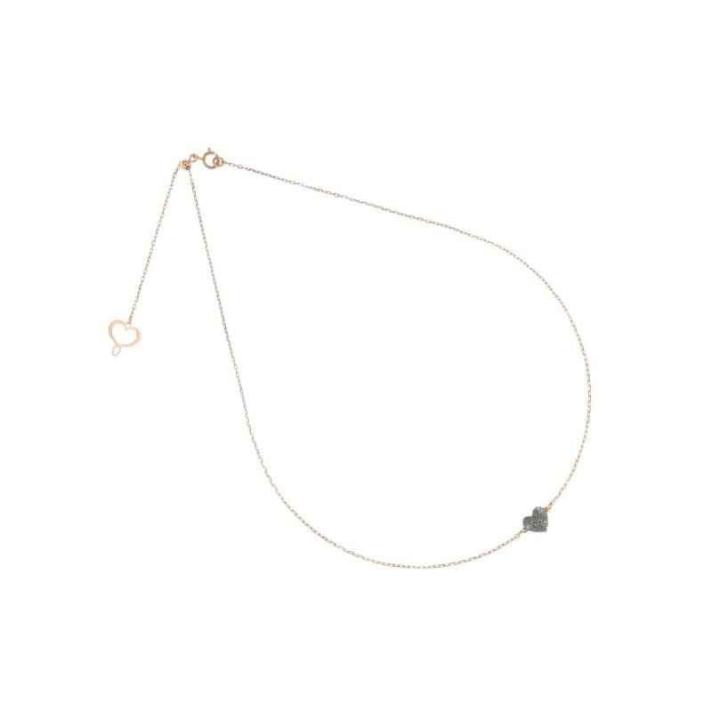 GIROCOLLO 18KT CUORE POLVERE DIAMANTE MAMAN ET SOPHIE GIROCOLLO 18KT CUORE POLVERE DIAMANTE MAMAN ET SOPHIE