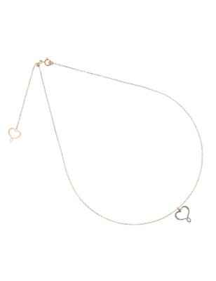 COLLANA 18KT CUORE MAMAN POLVERE DIAMANTI MAMAN ET SOPHIE  GHPOWMPK MAMAN ET SOPHIE