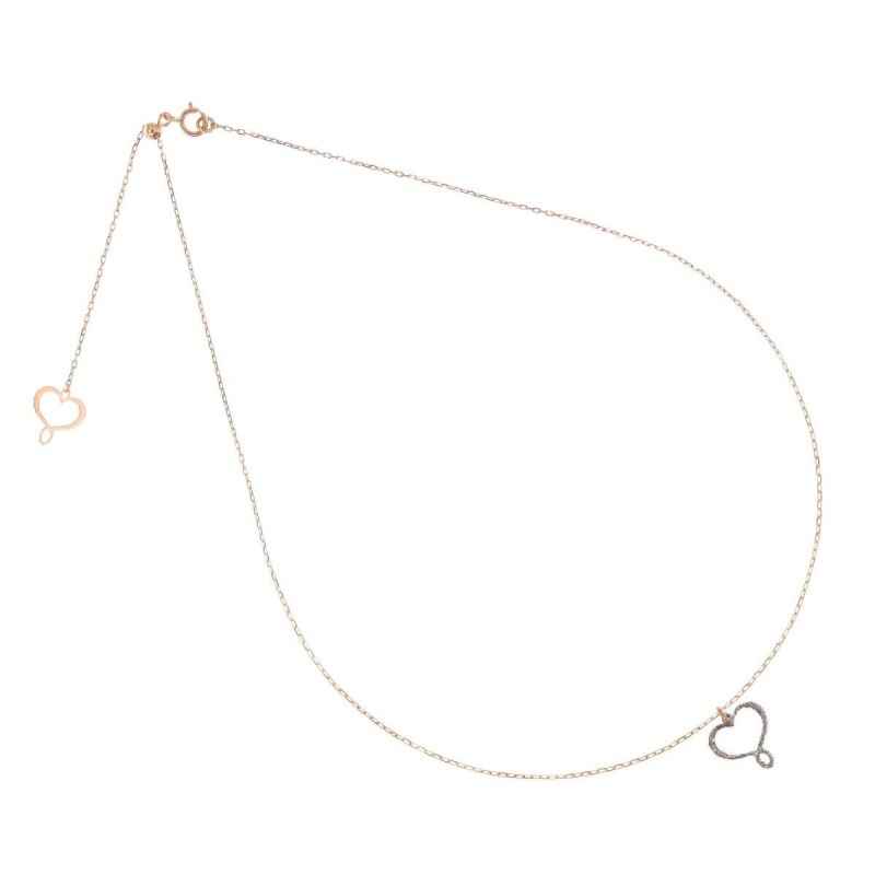 COLLANA 18KT CUORE MAMAN POLVERE DIAMANTI MAMAN ET SOPHIE COLLANA 18KT CUORE MAMAN POLVERE DIAMANTI MAMAN ET SOPHIE